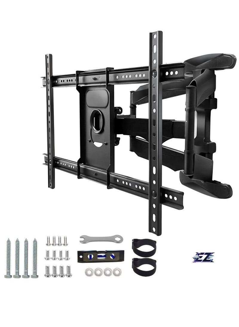 ELTRAZONE Adjustable, Tilting and Swivelling TV Wall Mount VESA 400 x 600 Max (32-75 Inches) - 50 kg Max TV Bracket for Curved Flat TVs and Monitors - TV Mount, Tilt, Swivel - Image 1