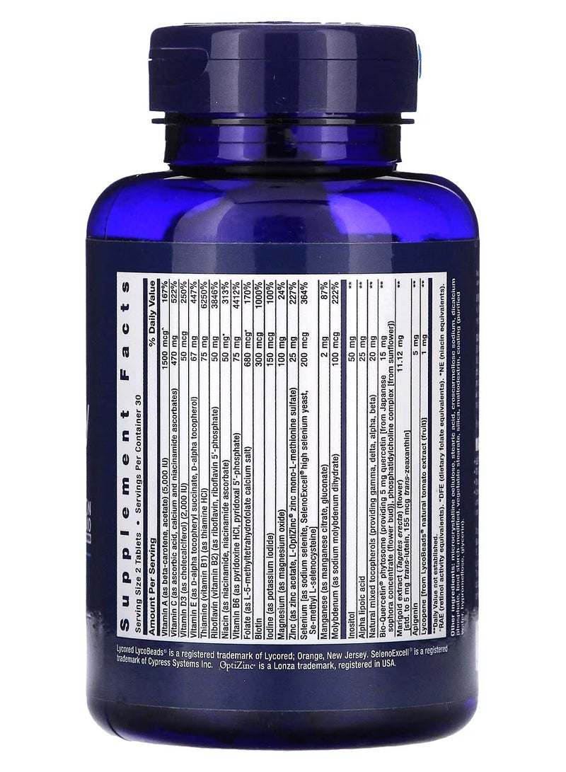 لايف إكستنشن Life Extension، فيتامينات متعددة، تناولها مرتين يوميًا، الإصدار الثاني، 60 قرصًا - Image 2