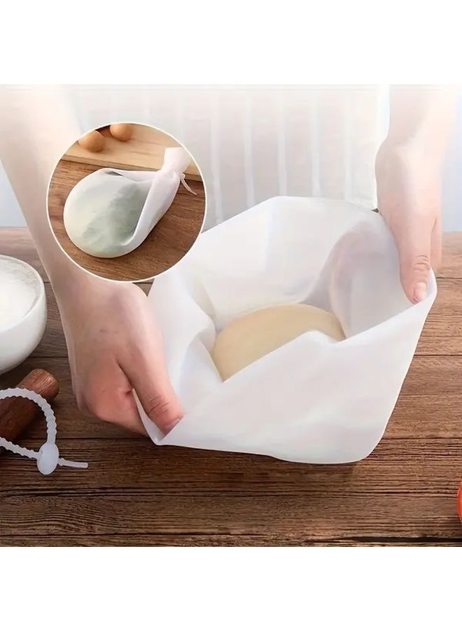 كيس عجن سيليكون سميك لعجن عجينة السيليكون للمنزل، أداة خلط دقيق التخمير بسعة 3 أرطال - Image 3