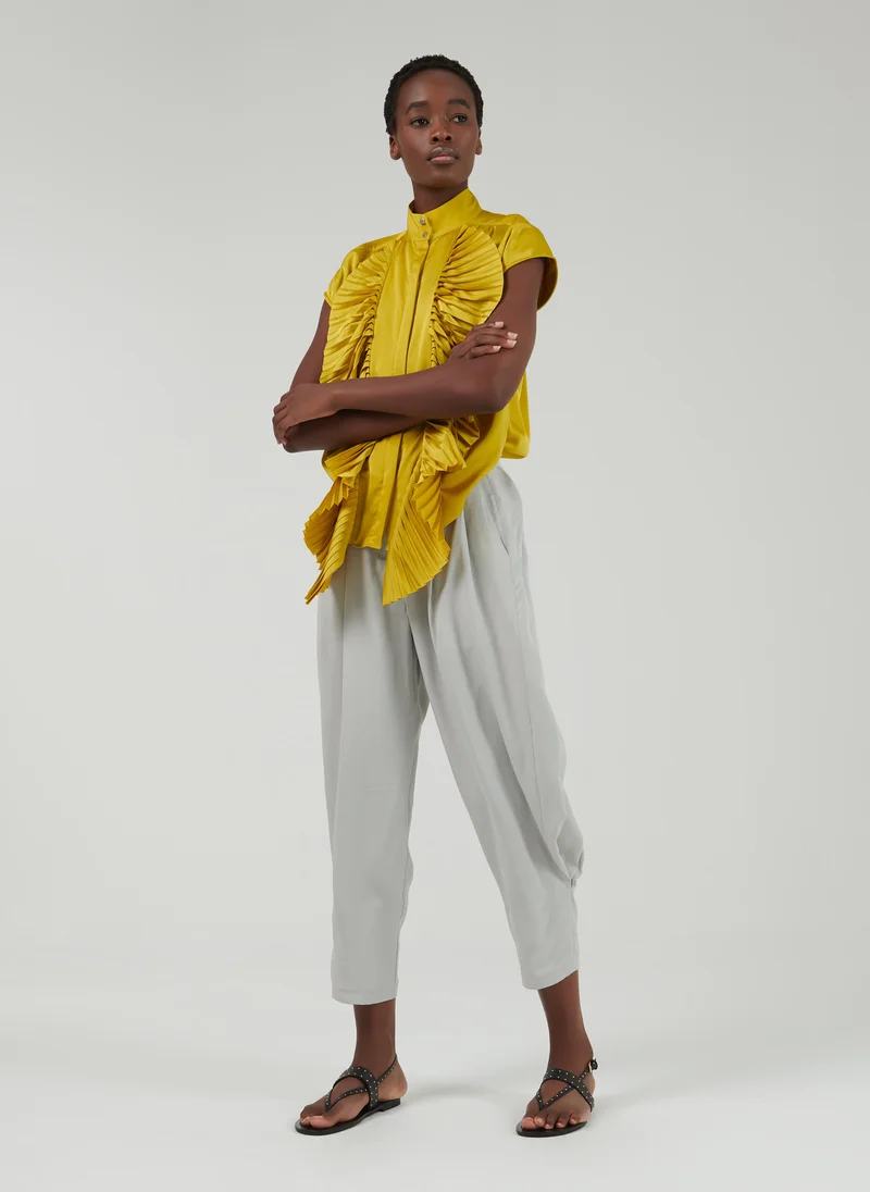 Leem Tapered Hem Trousers