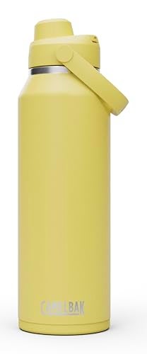 CamelBak Thrive Chug Insulated Stainless Steel Water Bottle Cold Retention with High Flow Lid for Everyday Hydration and Active Use 40oz Yellow Bloom - Image 1