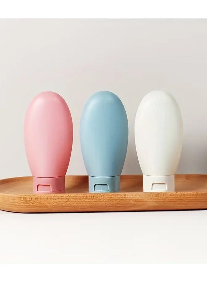 Rozino 3-Pack Refillable Travel Bottles, 2.03Oz Squeezable Cosmetic Containers, Unfragranced Shampoo & Body Wash Tubes, Empty Toiletry Bottles for Lotion, No-Smell, Portable Personal Care Accessories - Image 4