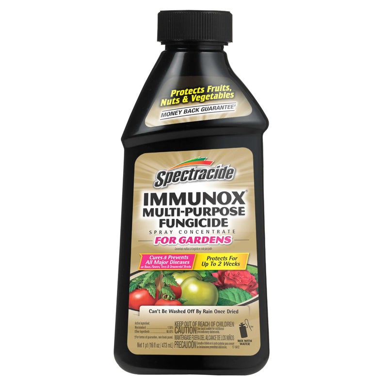 Spectracide Immunox Multi-Purpose Fungicide Spray Concentrate For Gardens 16 Ounces, Protects Up To 2 Weeks - Image 1