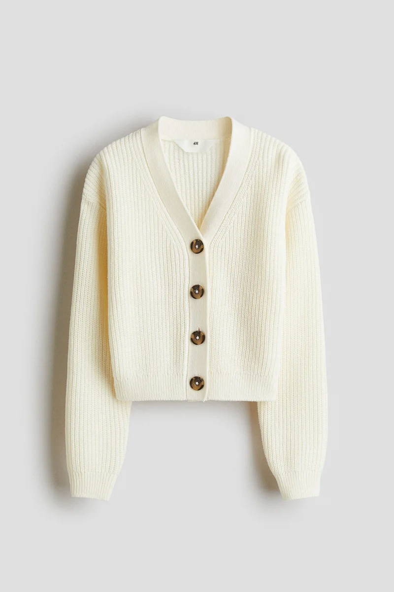 اتش اند ام كارديغان محبوك بتصميم مرن