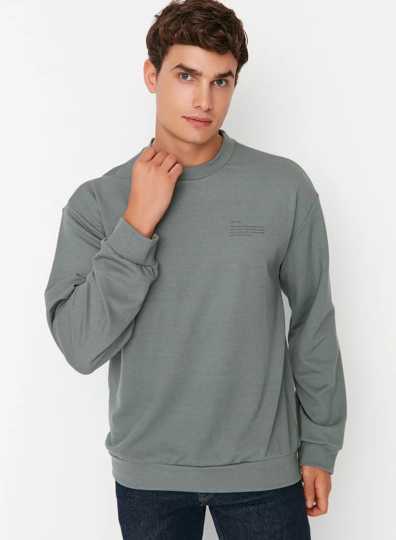 trendyol Slogan Sweatshirt