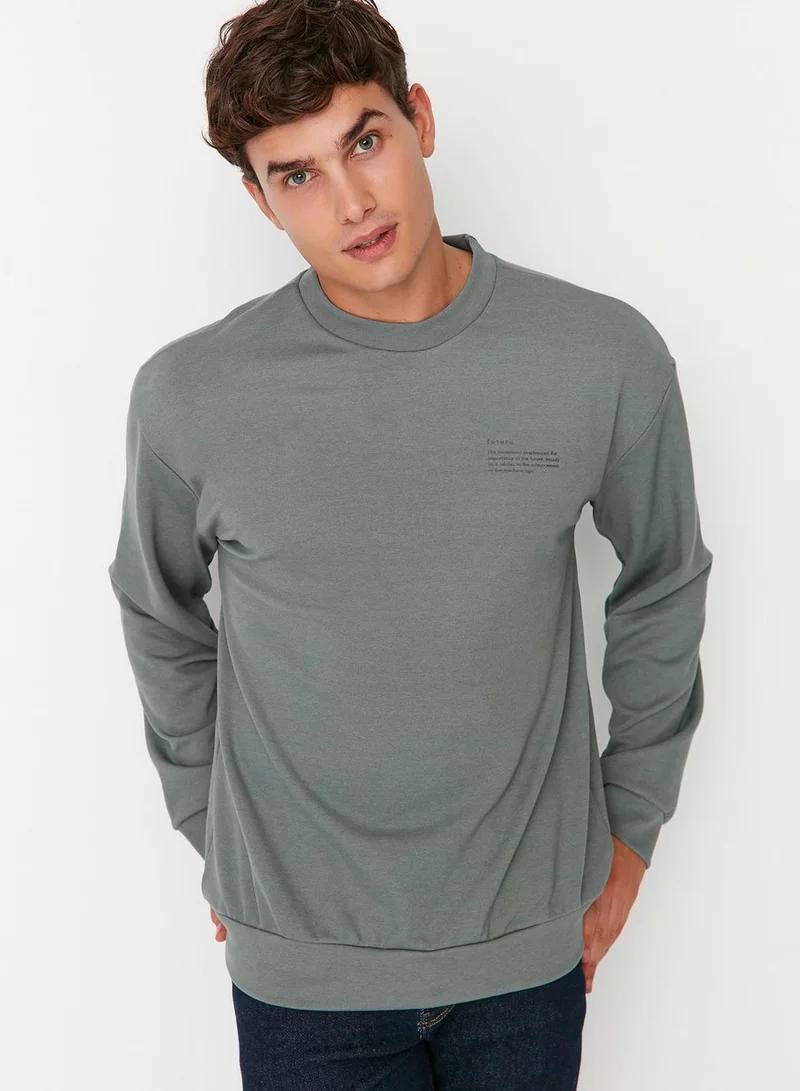 trendyol Slogan Sweatshirt