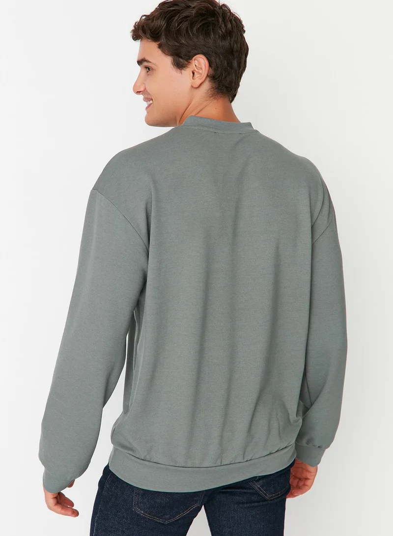 trendyol Slogan Sweatshirt