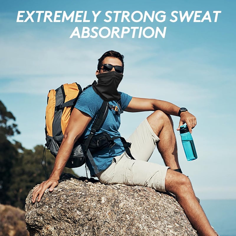 Nan Jelbolin 6 Pack Neck Gaiter Bandana Face Mask - Breathable Cooling Gator Masks for Outdoor Activities - Image 3