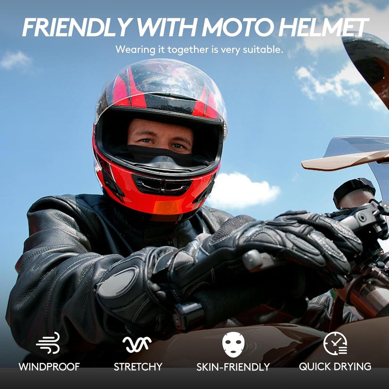 Nan Jelbolin 6 Pack Neck Gaiter Bandana Face Mask - Breathable Cooling Gator Masks for Outdoor Activities - Image 2