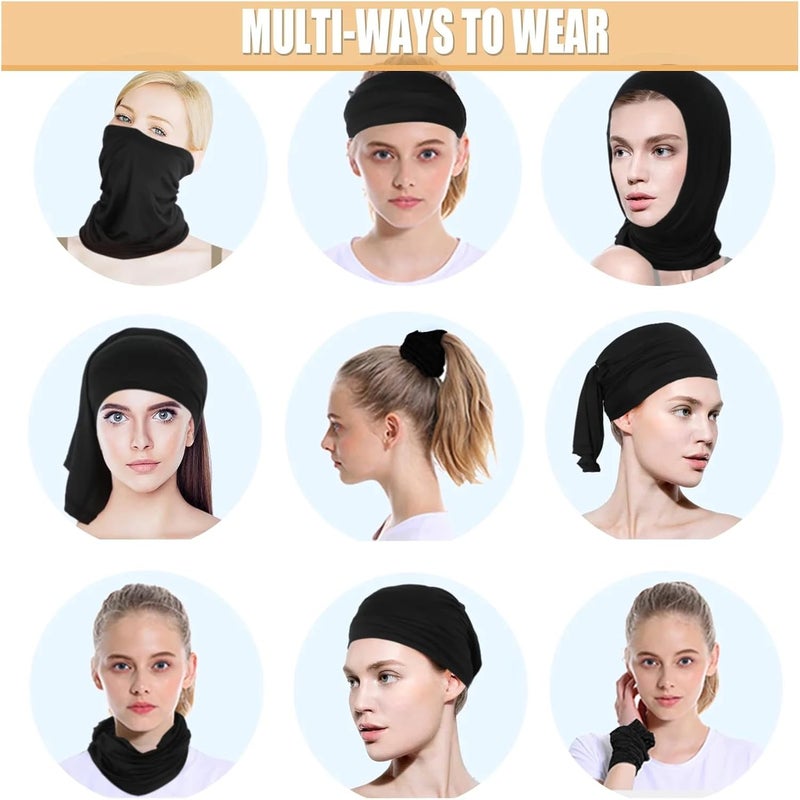 Nan Jelbolin 6 Pack Neck Gaiter Bandana Face Mask - Breathable Cooling Gator Masks for Outdoor Activities - Image 5