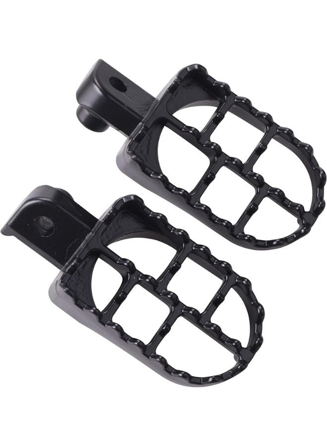 Dirt Bike Foot Pegs, Aluminium Footpegs Pedals Fit for Coleman Baja Taotao PW50 1981-2021 PW80 1983-2006, Pit Dirt Bike Motorcycle Minibike - Image 2