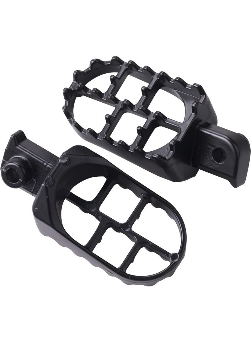 Dirt Bike Foot Pegs, Aluminium Footpegs Pedals Fit for Coleman Baja Taotao PW50 1981-2021 PW80 1983-2006, Pit Dirt Bike Motorcycle Minibike - Image 3