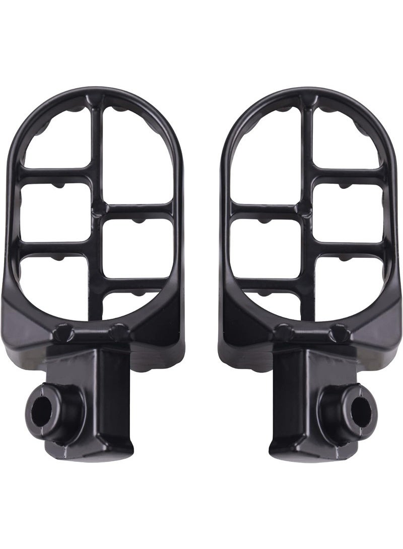 Dirt Bike Foot Pegs, Aluminium Footpegs Pedals Fit for Coleman Baja Taotao PW50 1981-2021 PW80 1983-2006, Pit Dirt Bike Motorcycle Minibike - Image 4