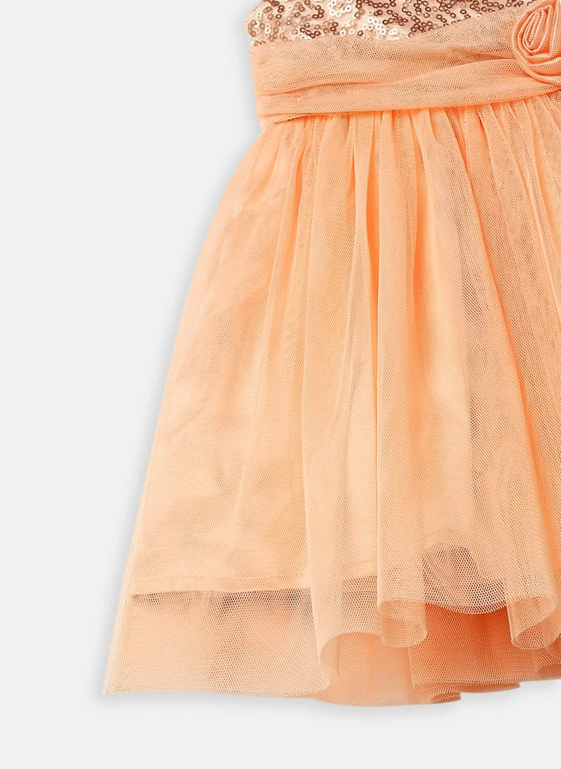 Nautinati Sequin Bodice Tulle Dress