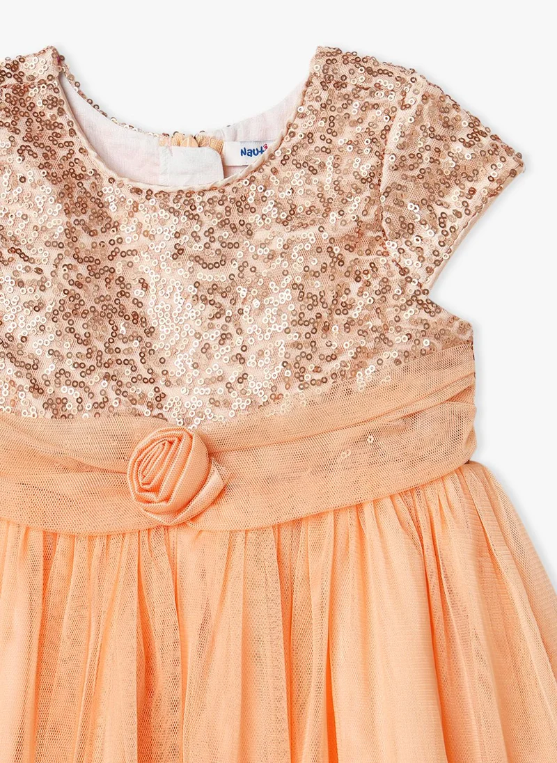 Nautinati Sequin Bodice Tulle Dress