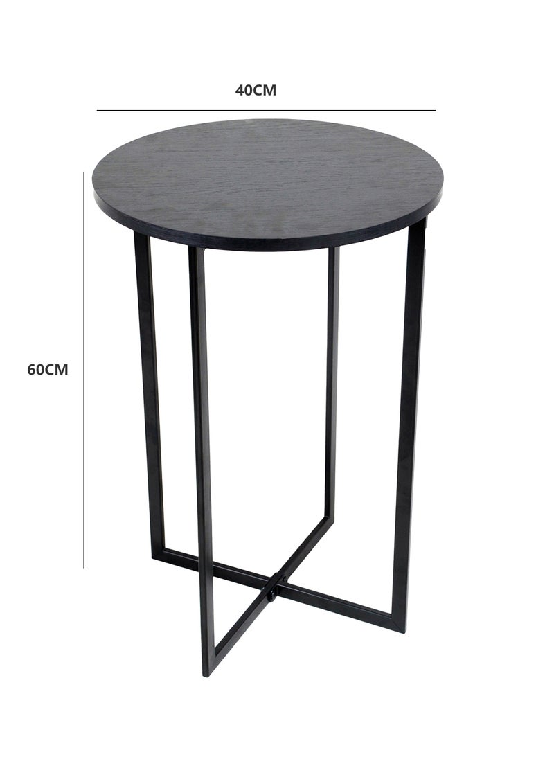 Sharpdo Round Coffee Table, Minimalist Living Room Small End Table, Home Density Board Sofa Side Table  - Image 4