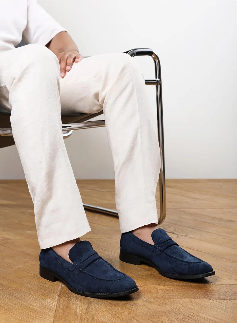 Where's That From Gavin Suede Slip on Penny Loafer