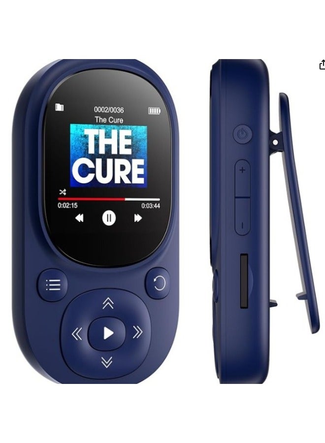Clip Bluetooth Mp3 Walkman Mp4 Special Music Player Recording Multi-color Platform Supports-Body Color:Black-Memory Capacity:32GB  - Image 3