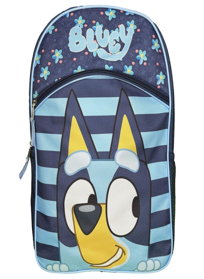 Fast Forward Bluey Kid's 16" Backpack - Floral Design - Image 2