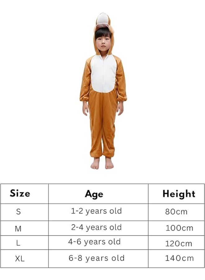 Brain Giggles BrainGiggles Lion Costume for Kids 1-8 years | Animal Costumes for Kids | Lion Jumpsuit Halloween Costume for Boys Girls | Cosplay Fancy Dress Lion Costume for Toddlers and Baby - Image 5
