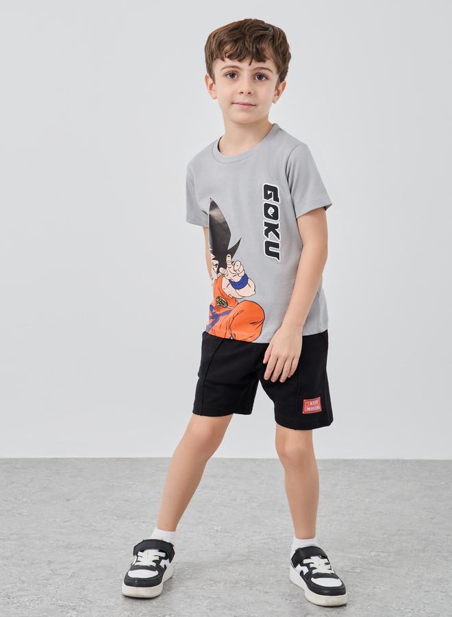 Styli Styli Naruto Graphic Print Round Neck T-Shirt  - Image 2