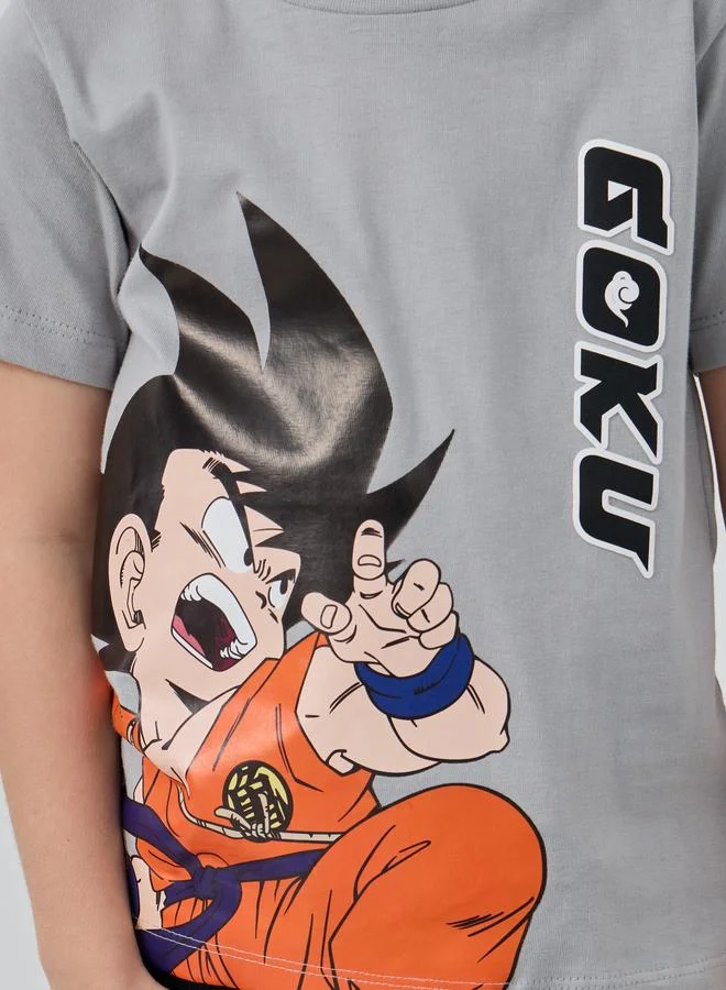 Styli Styli Naruto Graphic Print Round Neck T-Shirt