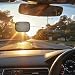 LSTRAGY Car Window Shades 2 PCS Miniature Transparent Static Cling Car Visor Shade for Side Windows Reduces Glare Blocks UV Rays Car Travel Essential - Image 2
