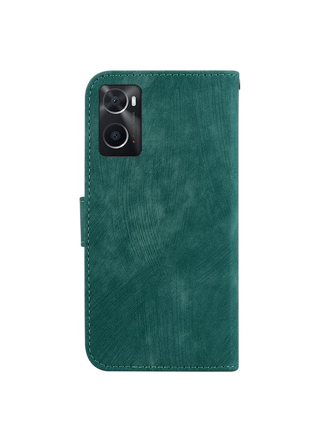 S-TOP Case For Realme 9i / OPPO A76 4G / A36 Little Tiger Embossed Leather Phone Case - Image 3