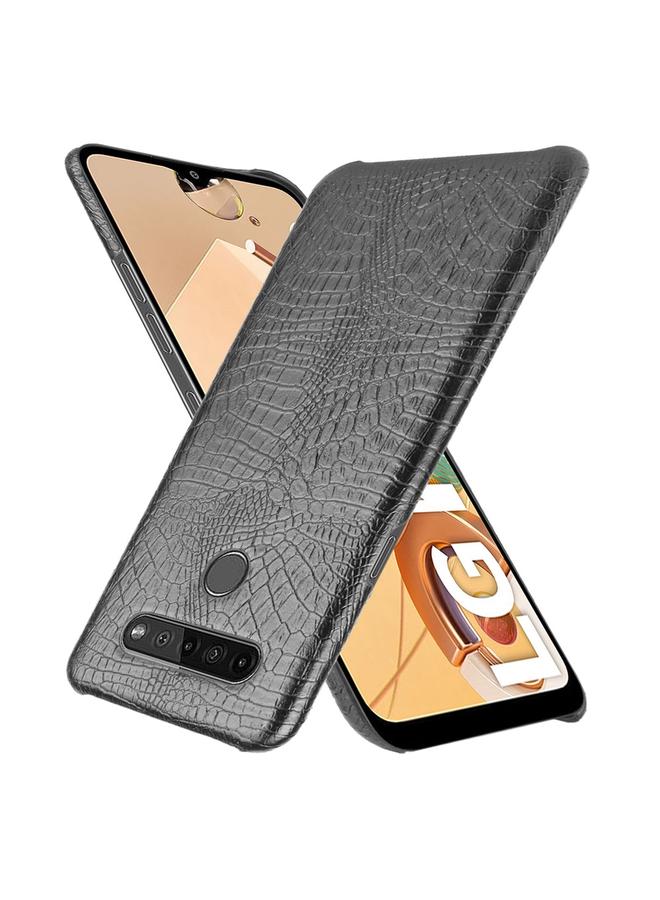 S-TOP Case For LG K41S Shockproof Crocodile Texture PC + PU Case - Image 2