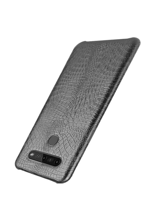 S-TOP Case For LG K41S Shockproof Crocodile Texture PC + PU Case - Image 3