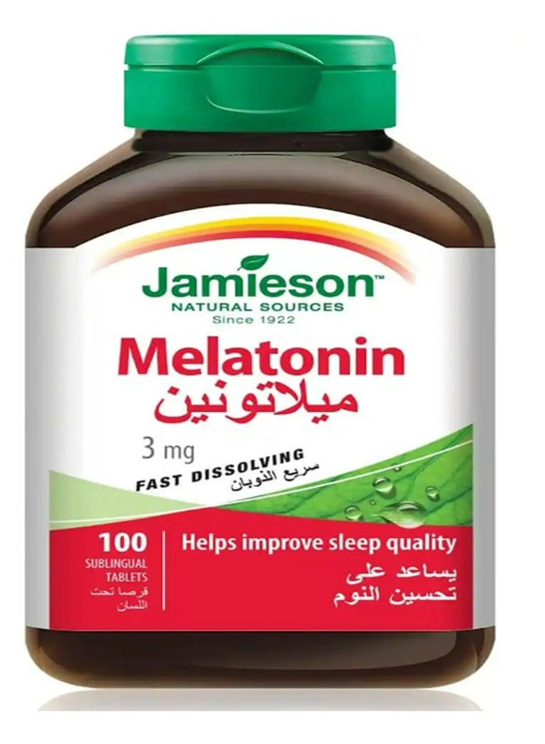 Jamieson Melatonin 100 Tab - Image 1