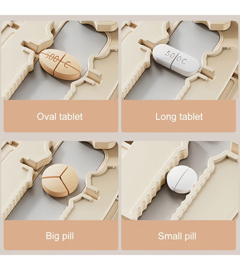 Blue Precise Pill Cutter 1 2 1 3 1 4 Tablet Cutter Portable for All Pills Pocket - Image 5
