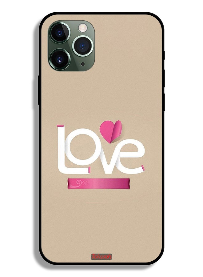 Tolwak Apple iPhone 11 Pro Max Protective Case Love Art - Image 2