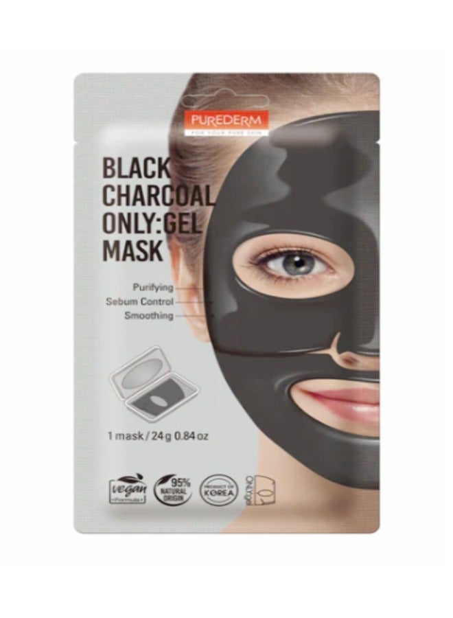 Purederm Charcoal Only : Gel Mask 24gm  Pack of 2