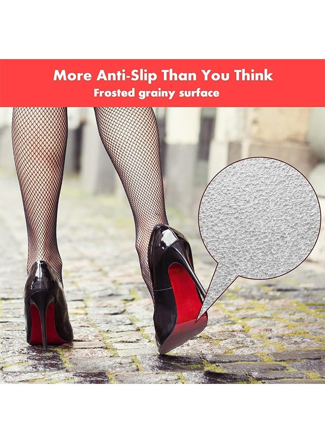 واقي النعل 10x150 سم واقي نعل الحذاء المضاد للانزلاق، ملصقات نعل ذاتية اللصق للأحذية ذات الكعب العالي، واقي النعل الأحمر، ملصقات النعل للأحذية الرياضية، واقي النعل، واقي أسفل الحذاء شفاف - Image 4