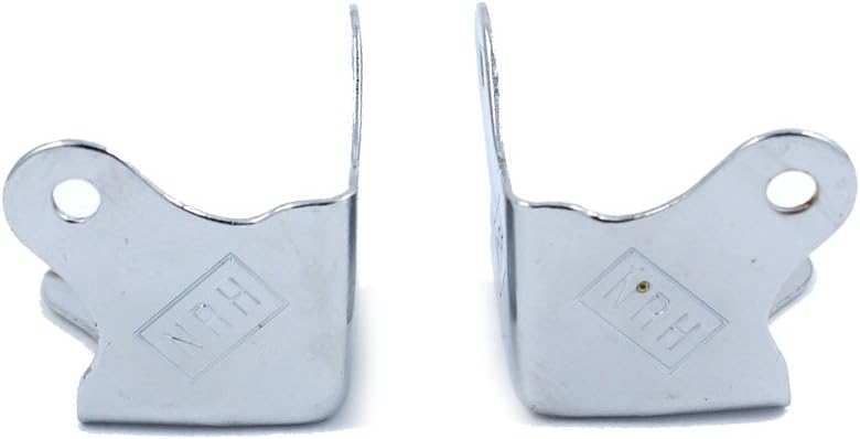 mLaval (D90) Set of 4 Durable Guitar Amp Speaker Cabinet Steel Corners 3 Legs 31mm CHRO - Image 2