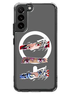 Magnetic Case for Samsung Galaxy S23 6.1-inch Compatible with MagSafe Wireless Charging, Shockproof Phone Bumper Cover anime copy