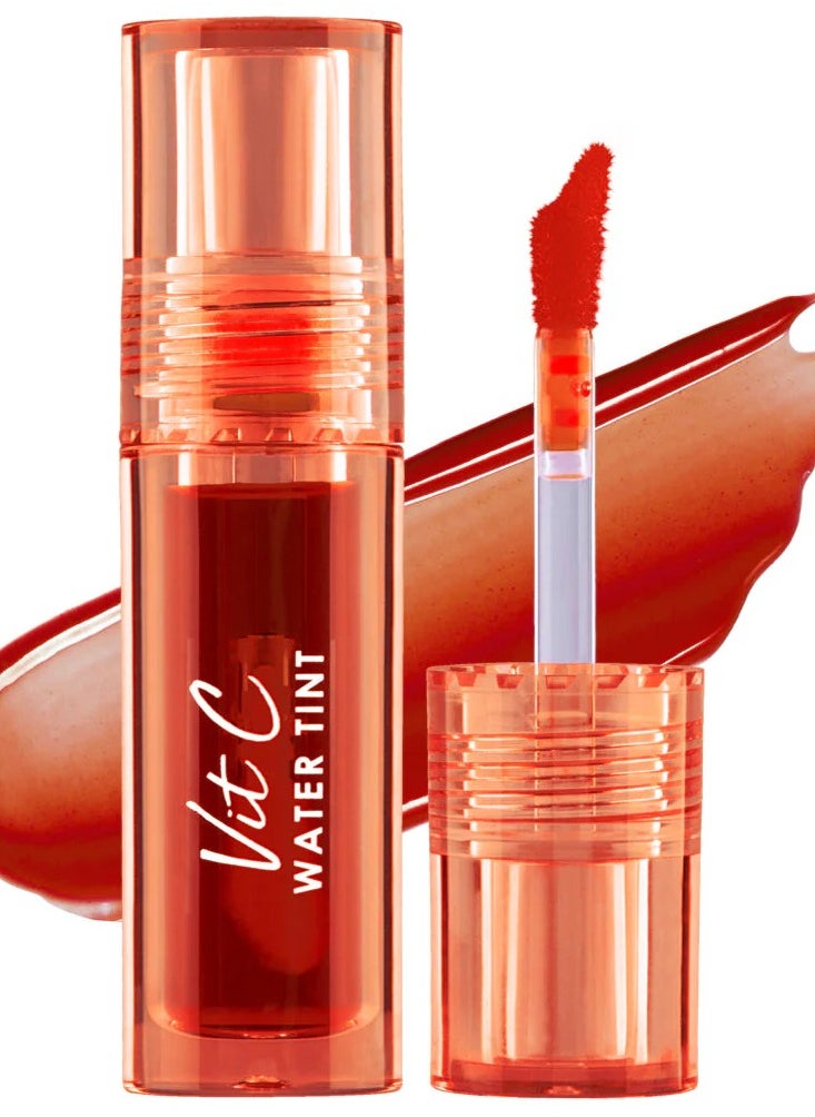 Cathy Doll Cathy Doll Vit C Water Tint (04 Tangerine) – Long-Lasting, Hydrating Lip Stain with Vitamin C & B5  - Image 2