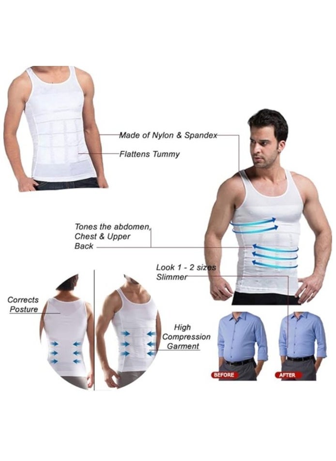 SLIM'N LIFT - Slim’n Lift Slimming Body Shaper Vest for Men L - Image 1