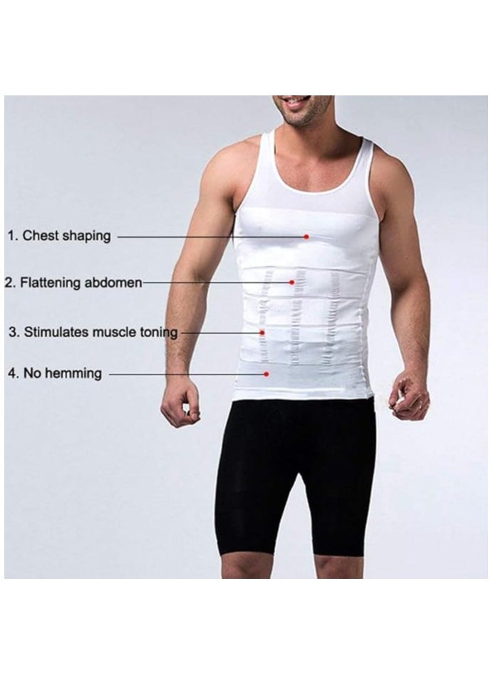 SLIM'N LIFT - Slim’n Lift Slimming Body Shaper Vest for Men L - Image 1