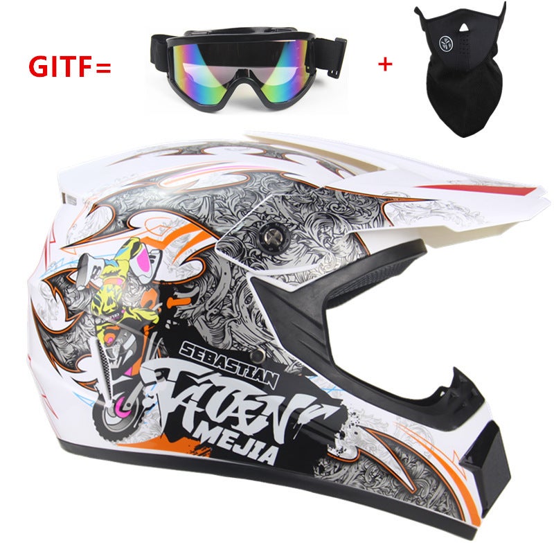 Exclusive For Version Of Personalized Beach Bike Riding Helmet Youth Mountain Bike Ghost Fire Full Helmet Dh Kart Helmet - Image 2