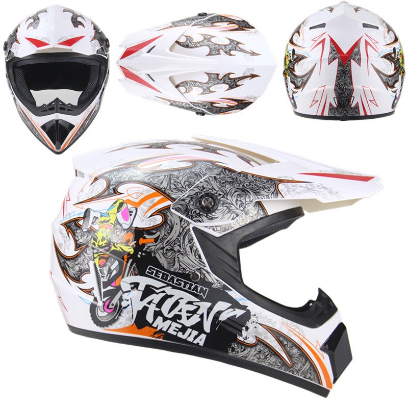 Exclusive For Version Of Personalized Beach Bike Riding Helmet Youth Mountain Bike Ghost Fire Full Helmet Dh Kart Helmet - Image 1