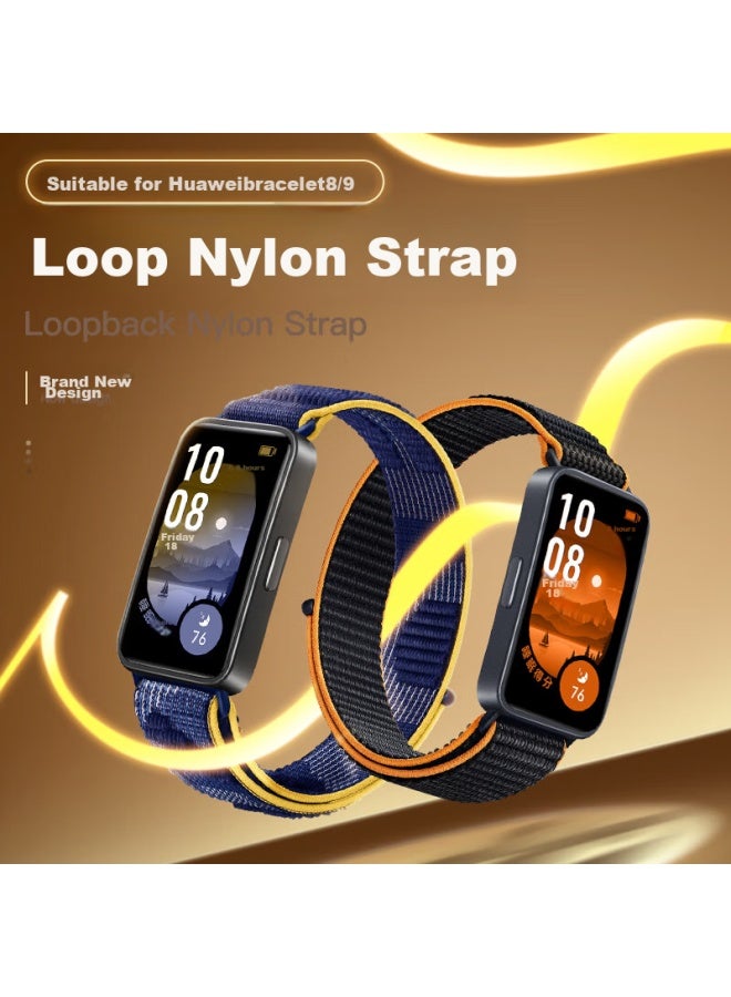 BHO سوار نايلون متوافق مع Bho لسوار Huawei Band 10 الجديد، سوار عالمي لسوار Huawei Band 8/9 الإصدار القياسي وإصدار NFC، سوار لياقة ذكي - Image 2