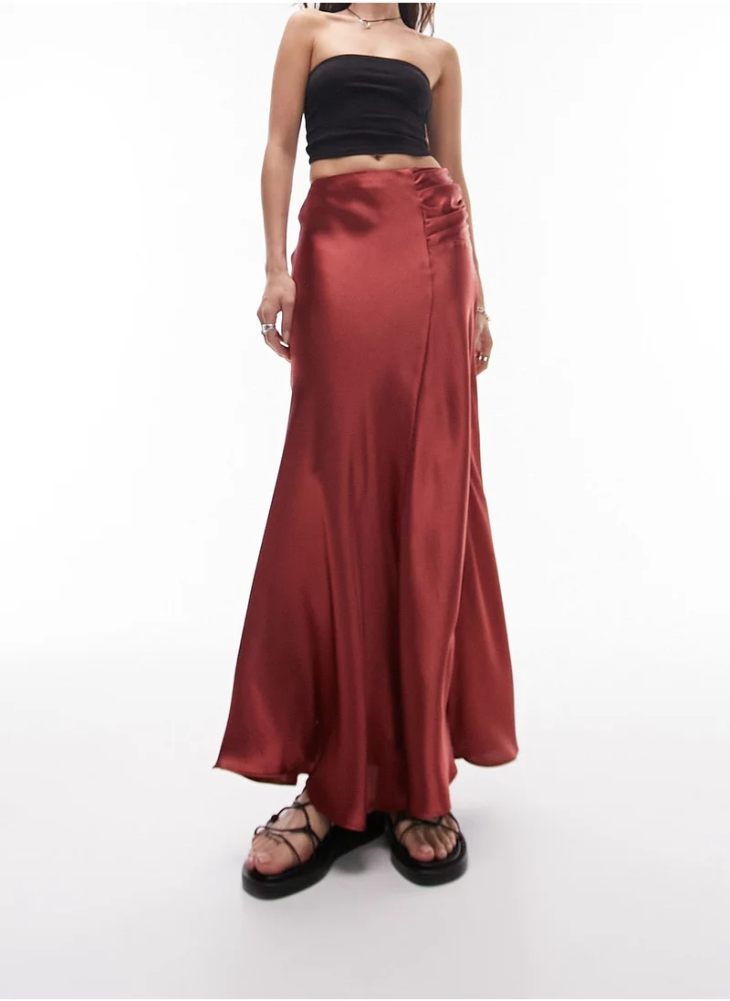 TOPSHOP Asymmetrical High Waist Skirt