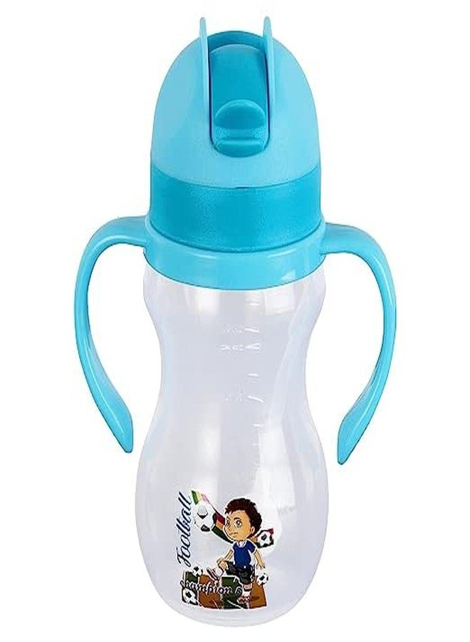 تايني ديل عرض صغير: عبوة من 3 أكواب شرب للأطفال - زجاجات مياه شفافة مانعة للانسكاب سعة 350 مل مزودة بماصة ومقابض تعمل بالجاذبية - Image 4