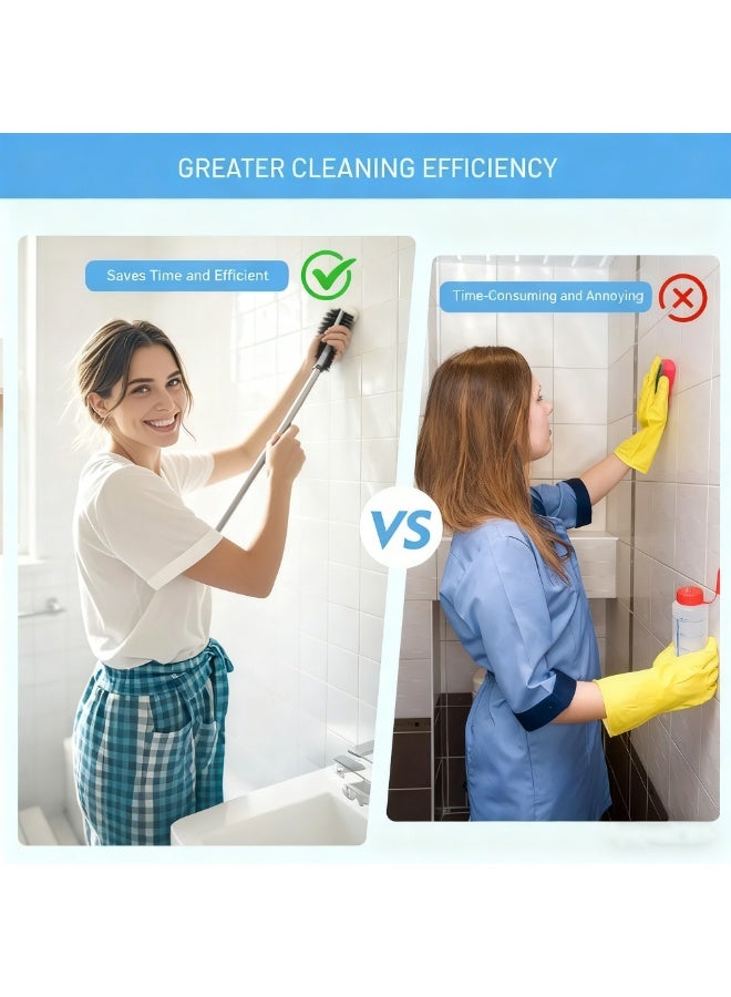 FLOVAZO 11 pcs Crevice Cleaning Brush, Skinny Gap Cleaning Tools for Household Use, Multifunctional Hard Bristle Gap Cleaning Brush, Grout Cleaner Brush, Toilet Brush, Scrub Brush for Shower Tile - Image 2