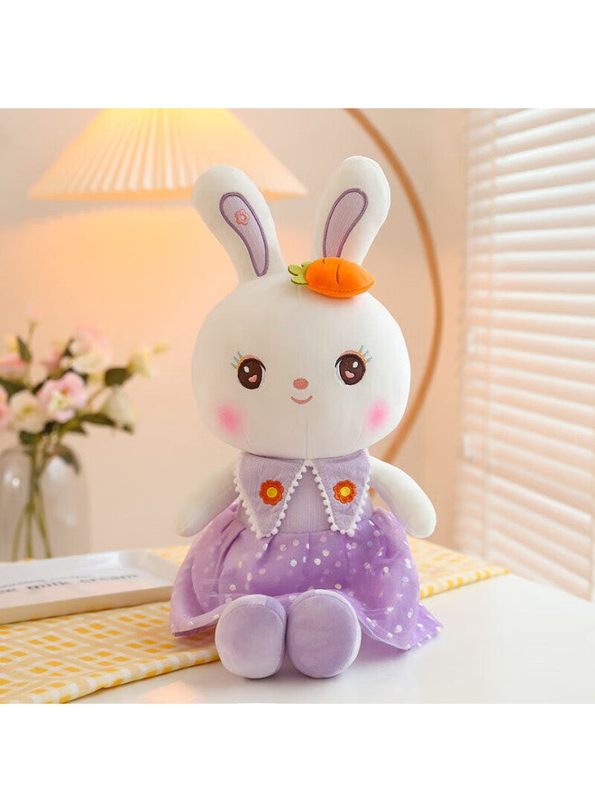 Weltston Plush Toy Doll Stuffed Animal Comforting Pillow Children's Birthday New Year Gift Present Little White Rabbit Figurine - Image 1