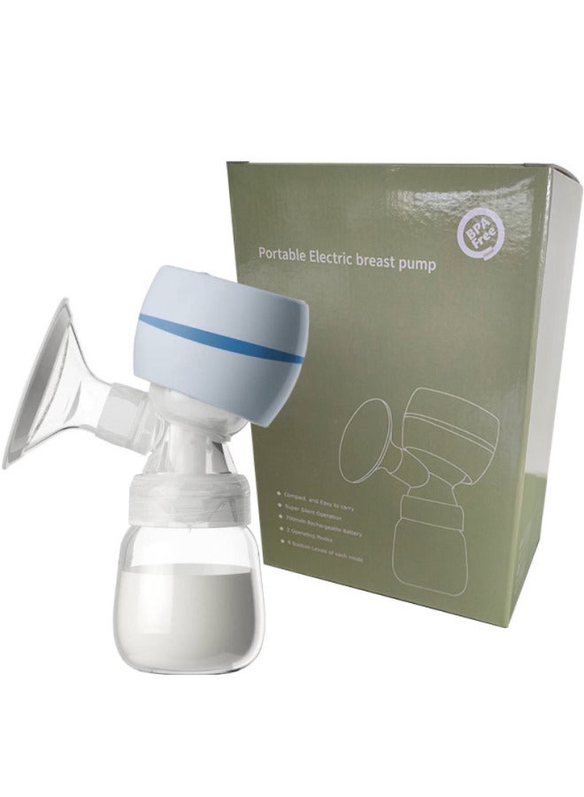 Electric Breast Pump Automatic Integrated Large Suction Pregnant Women Milking Breast Milk Massage Breast Pump Portable