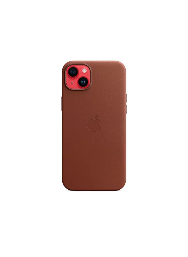 PROMASS iPhone 14 Plus Leather Case with MagSafe - Umber ​​​​​​​ - Image 5