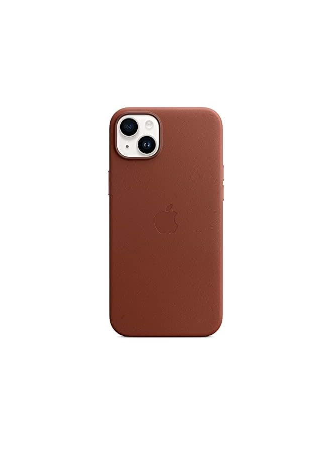 PROMASS iPhone 14 Plus Leather Case with MagSafe - Umber ​​​​​​​ - Image 4
